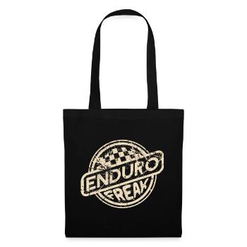 Enduro Freak | Retro Design - Tote Bag - black - Front