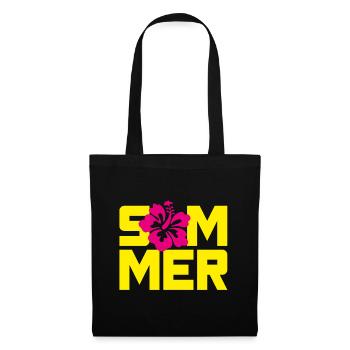 Summer Hawaii Blossom Holiday Holiday Flower Power Sun - Tote Bag - black - Front