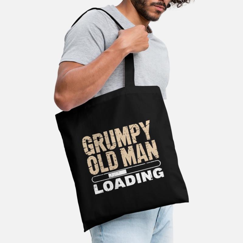 Grumpy Old Man Loading Sac en tissu