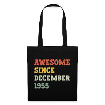1955 December Birthday Gift - Tote Bag - black - Front