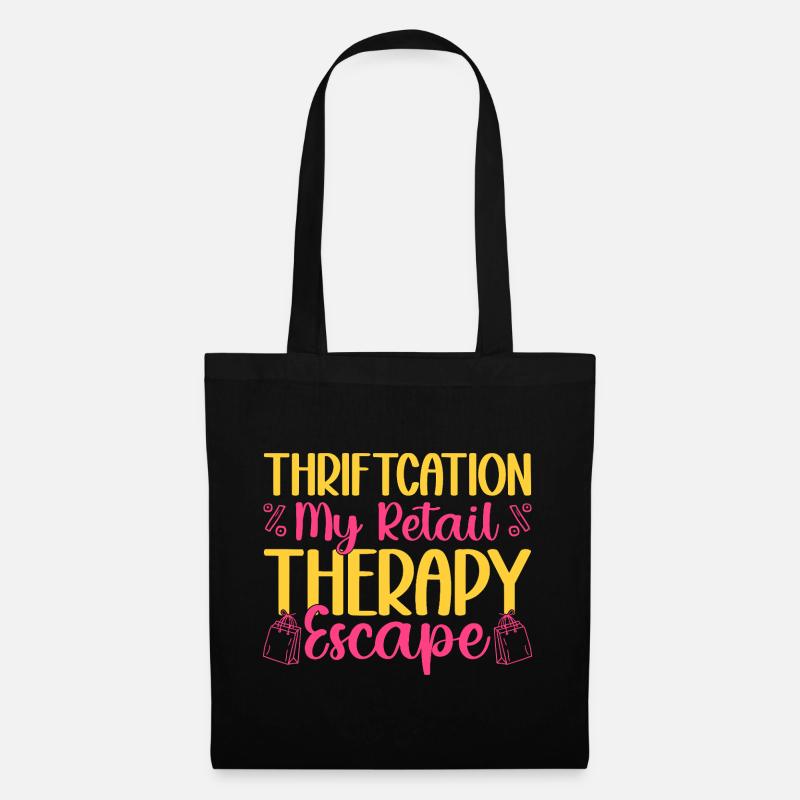 Thrift Shopper Thriftcation My Retail Thrift Store - Stoffbeutel - Schwarz