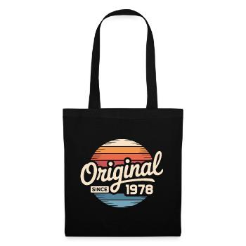 Cadeau d’anniversaire vintage 1978 Vintage 1978 - Sac en tissu - noir - Devant