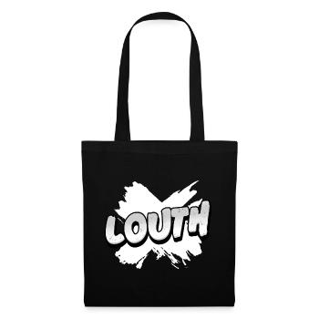 Comté de Louth, Irlande - Sac en tissu - noir - Devant