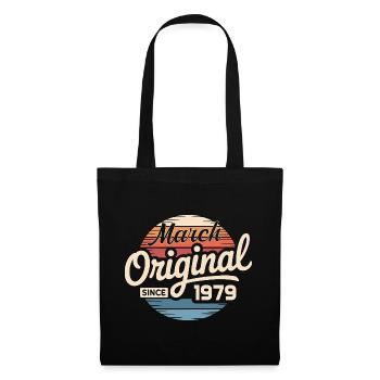 Légendaire depuis mars 1979 - Sac en tissu - noir - Devant