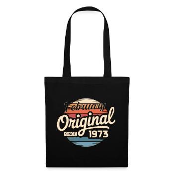 February 1973 Birthday present February 1973 - Tote Bag - black - Front