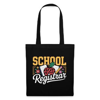 School Secretariat School Administration Office Organisation - Tote Bag - black - Front