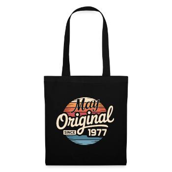 Legendary since May 1977 – Retro Vintage 1977 - Tote Bag - black - Front