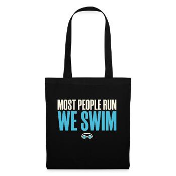 Compétition de natation Cadeau de l’équipe de natation des mères natation - Sac en tissu - noir - Devant