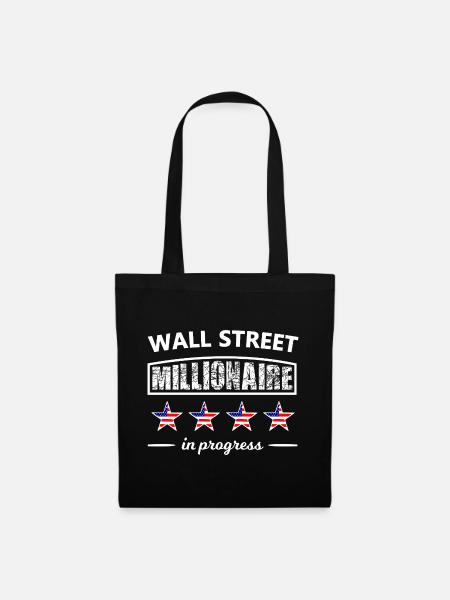 Wall Street Millionär - Stoffbeutel - Schwarz