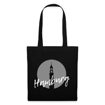 Hamburg | Gift gift idea Hamburg - Tote Bag - black - Front