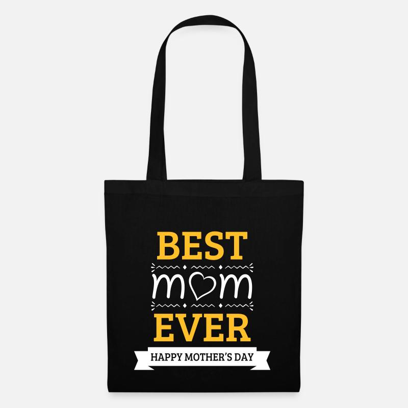 Best Mom Ever - Stoffbeutel - Schwarz