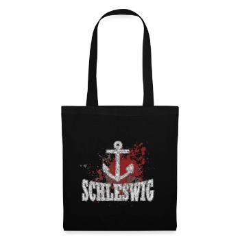 Schleswig Anker - Stoffbeutel - Schwarz - Vorne