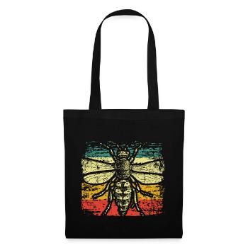 Abeille Animal - Sac en tissu - noir - Devant