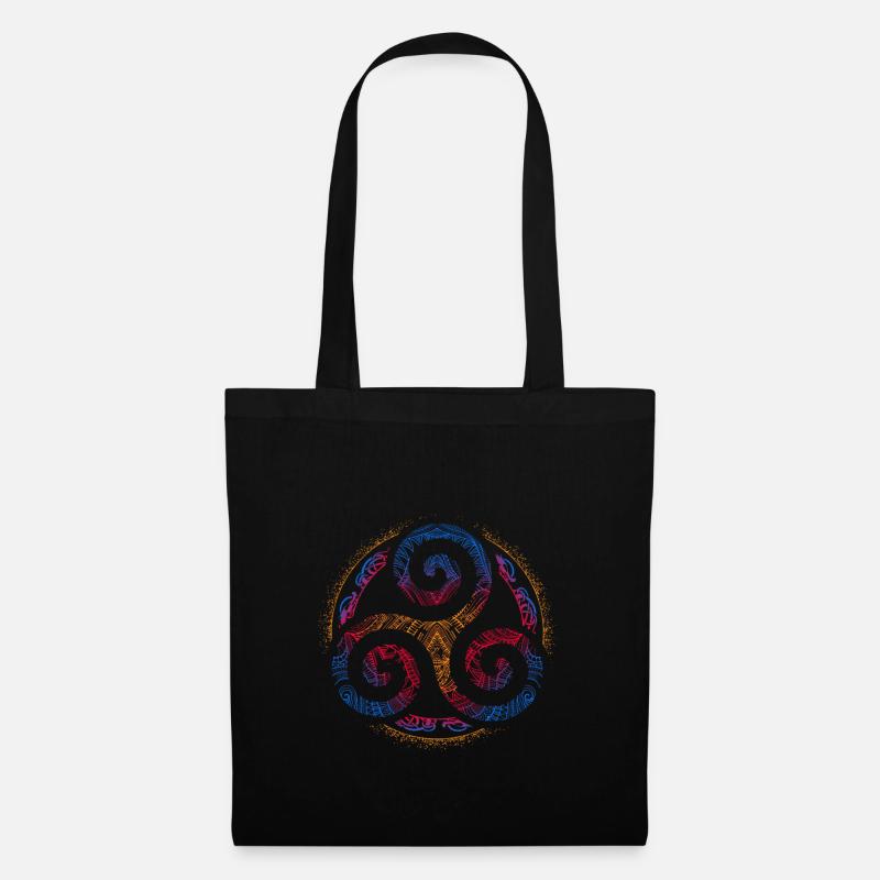 Triskele - Sac en tissu - noir