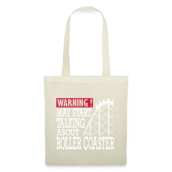 My Start Talking Abaout Roller Coaster - Tote Bag - nature - Front