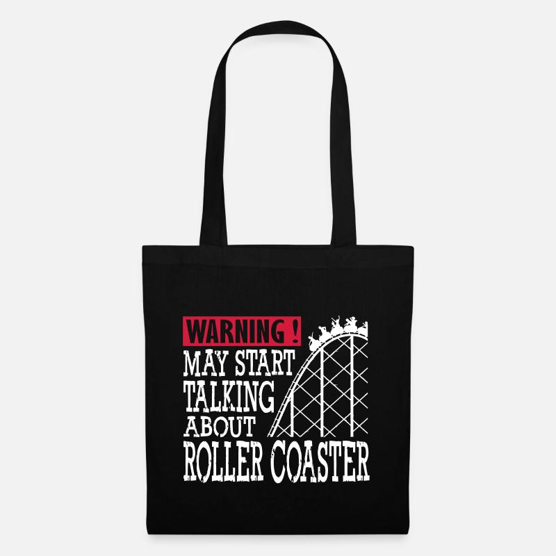 My Start Talking Abaout Roller Coaster - Stoffbeutel - Schwarz