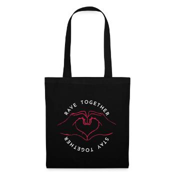 Rave Together - Chemise de couple Stay Together - Sac en tissu - noir - Devant