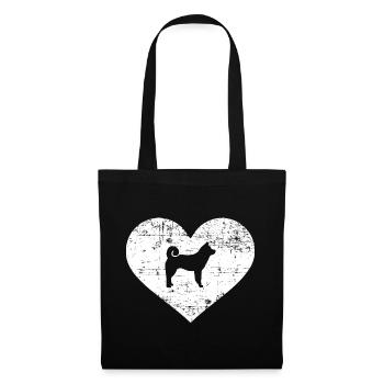 Akita - Tote Bag - black - Front