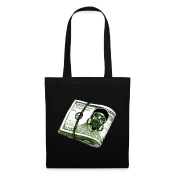 Gas Mask Dollar - Sac en tissu - noir - Devant
