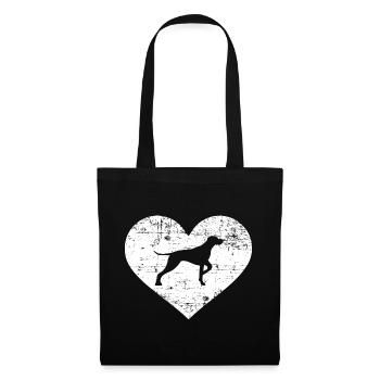 German Shorthaired Hair - Tote Bag - black - Front