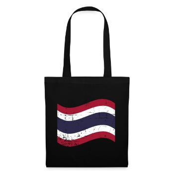 La Thaïlande - Sac en tissu - noir - Devant