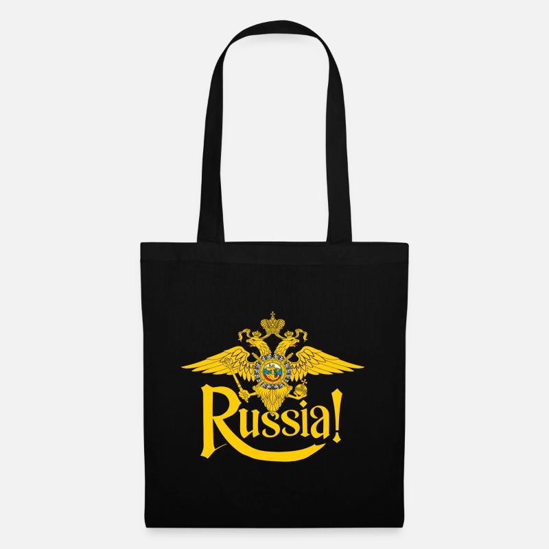 Russe, Russie - Sac en tissu - noir