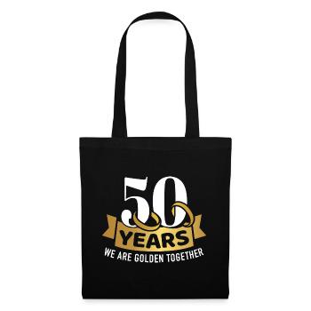 Mariage d'or - Sac en tissu - noir - Devant