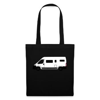 Wohnmobil - Stoffbeutel - Schwarz - Vorne