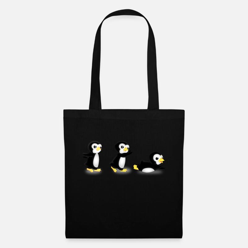 pingurun - Sac en tissu - noir