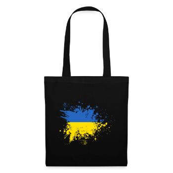 Drapeau Ukrainien Drapeau drapeau ukrainien - Sac en tissu - noir - Devant