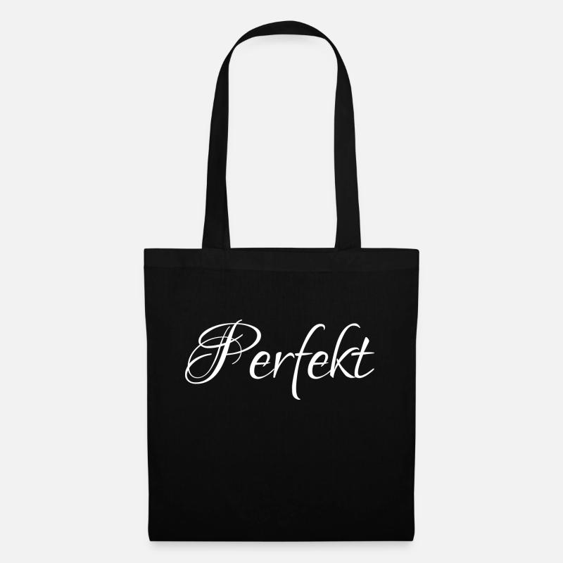 perfekt - Stoffbeutel - Schwarz