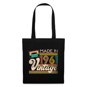 Vintage 1961 - Sac en tissu - noir - Devant