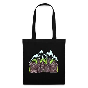 Austria Medieval Castle Fortress Fantasy Knights - Tote Bag - black - Front