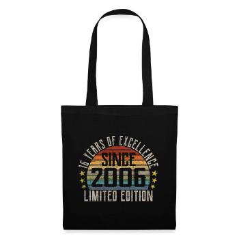 Édition Limitée 2006 16ème Anniversaire Cadeau - Sac en tissu - noir - Devant