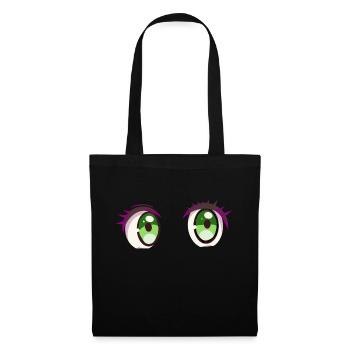 Green Eyes - Comic - Tote Bag - black - Front