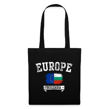 Europe Bulgaria Brush Flag - Tote Bag - black - Front