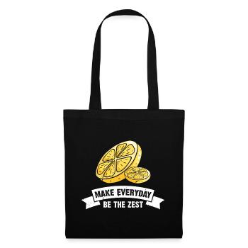 Lemon Design Lemonades Stand Boss Vente de citron - Sac en tissu - noir - Devant