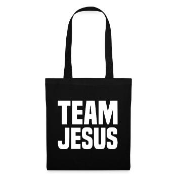 Team Jesus - Tote Bag - black - Front