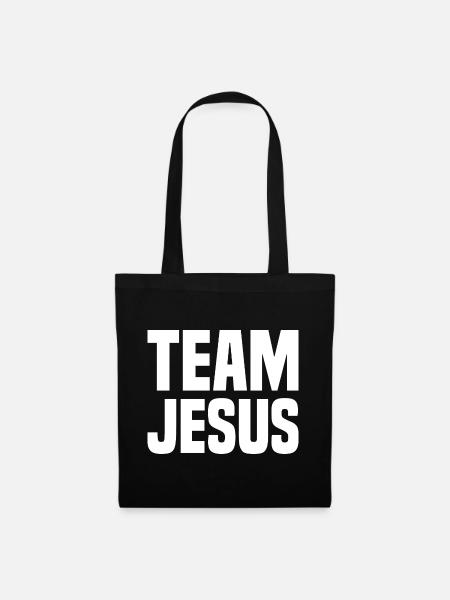 Team Jesus - Stoffbeutel - Schwarz