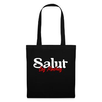 Salut les gens pas beaux - humour sarcasme - Sac en tissu - noir - Devant