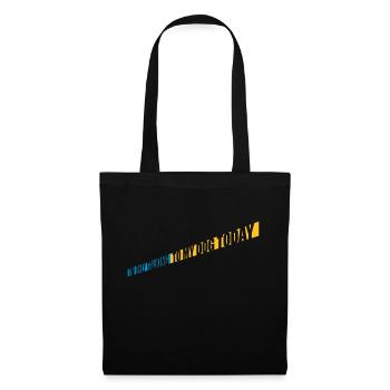 ne parler qu’au chien - Sac en tissu - noir - Devant