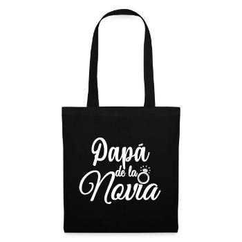 Papa de la Novia Bride's Father Wedding Gift - Tote Bag - black - Front