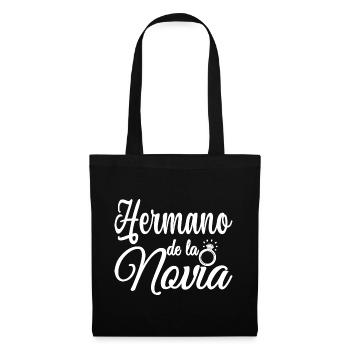 Hermano de la Novia Bride's Brother Wedding Gift - Tote Bag - black - Front