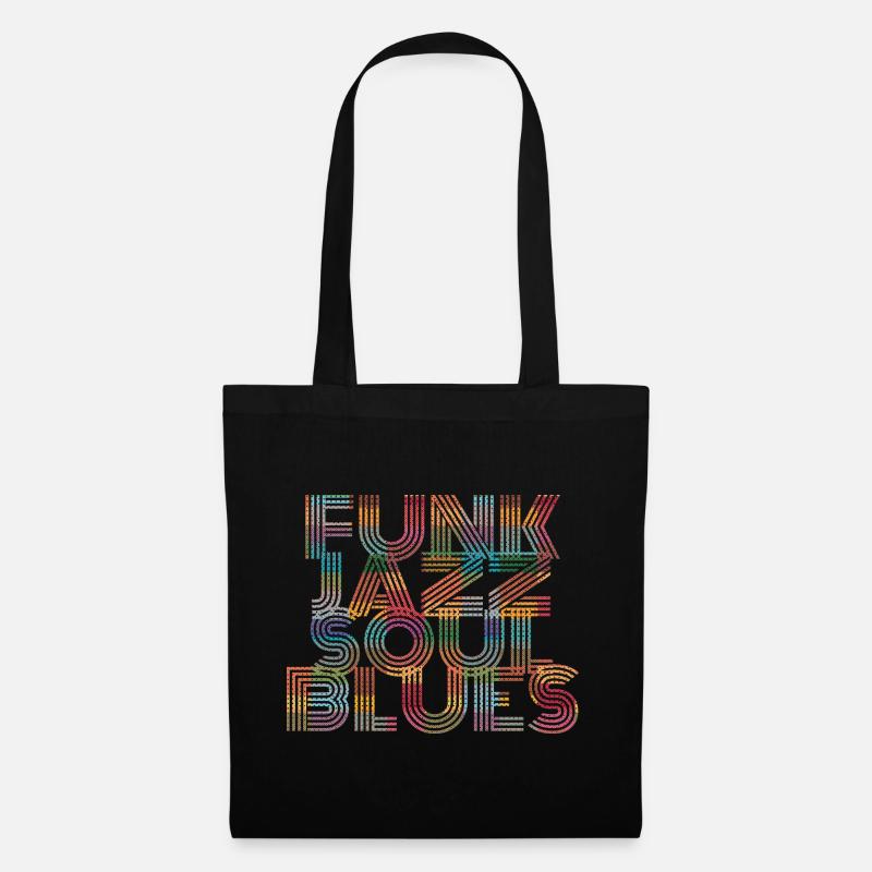 Funk Jazz Soul Blues - Tote Bag - black