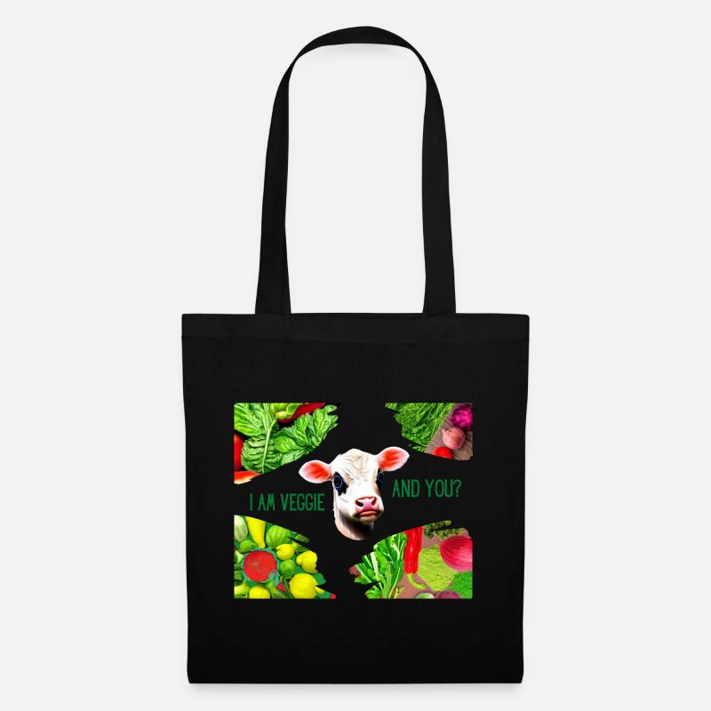 Veggie - Tote Bag - black