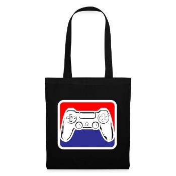 Gaming Gamepad Logo | Colors can be changed - Tote Bag - black - Front
