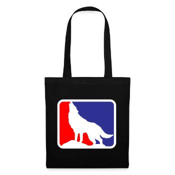 Wolf Dog Wildlife Werewolf Logo | Colors can be changed - Tote Bag - black - Front