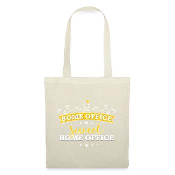 Homeoffice sweet Homeoffice Job Arbeit Humor - Stoffbeutel - Natur - Vorne