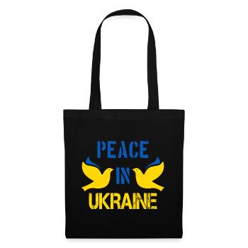 Peace In Ukraine - Doves of Peace - Tote Bag - black - Front