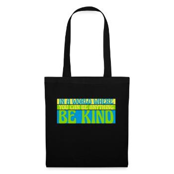 Vous pouvez être gentil - Sac en tissu - noir - Devant